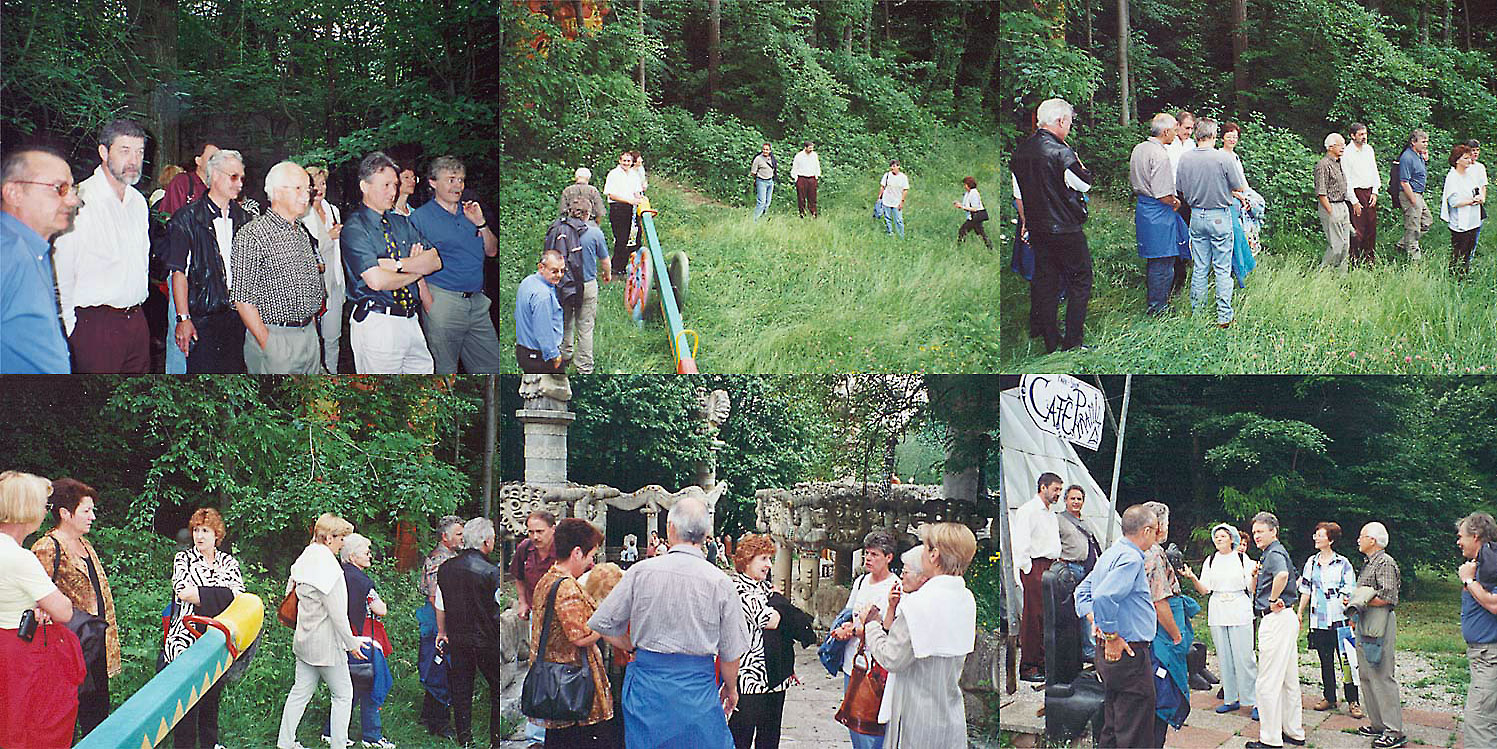 Klassentreffen 2000 (Bryner/Bürgi) im Bruno Weber Park